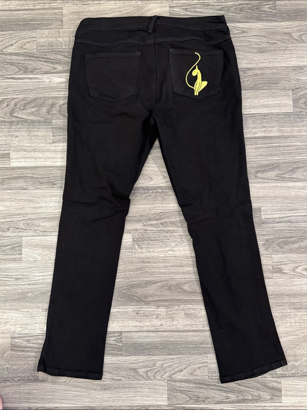 Vintage Y2K Baby Phat distressed black jeans sz 11